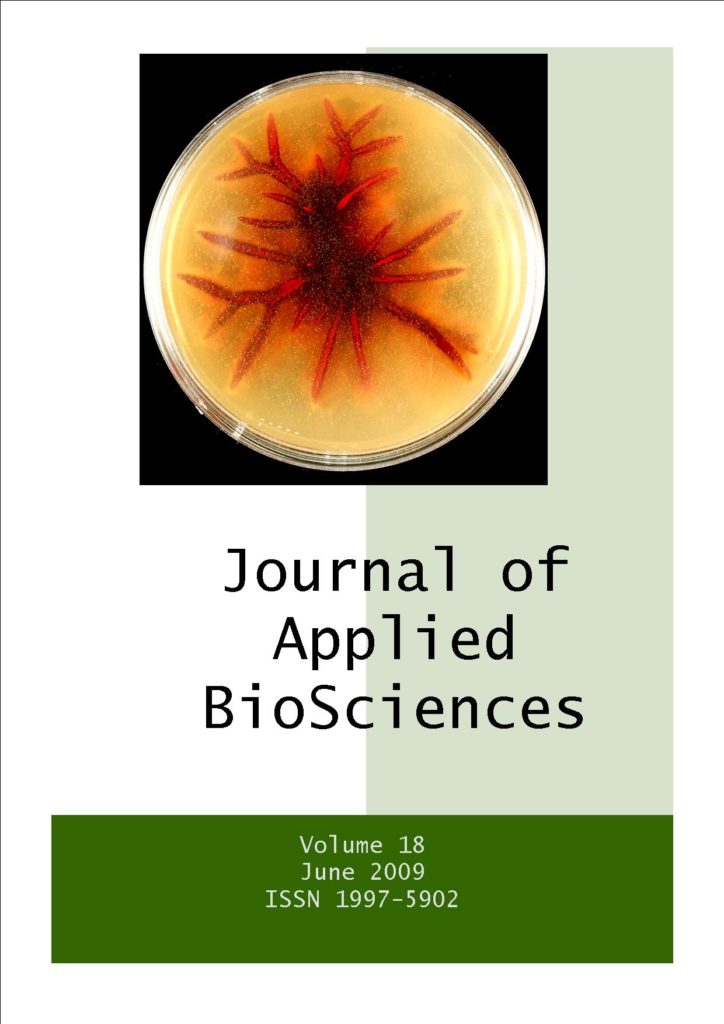 This image has an empty alt attribute; its file name is Journal-of-Applied-Biosciences-cover-page-724x1024.jpg